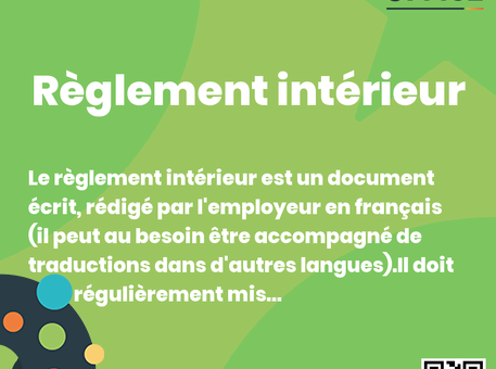 Definition Règlement intérieur 